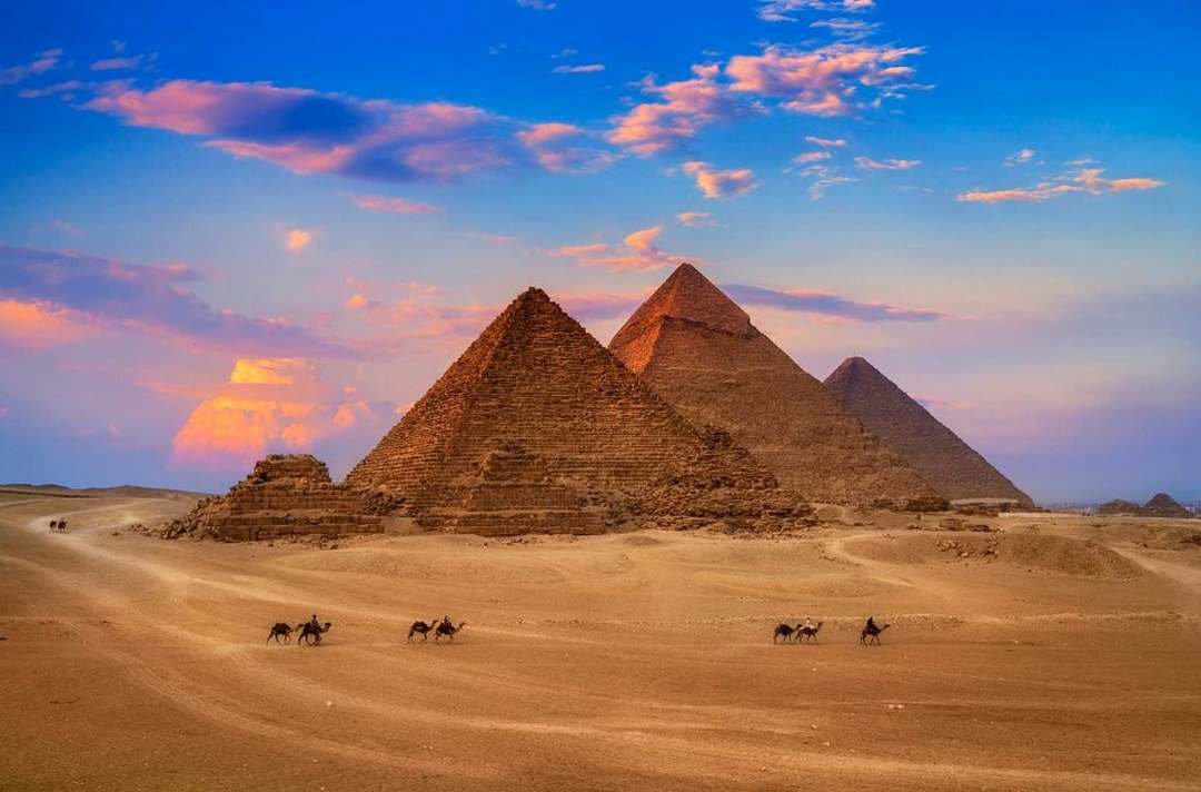 Những khu vực của kim tự tháp Giza